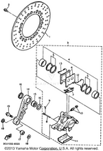 Yamaha parts diagram for 93101-25030-00 - Ref #16