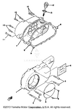 Yamaha parts diagram for 439-15363-01-00 - Ref #12