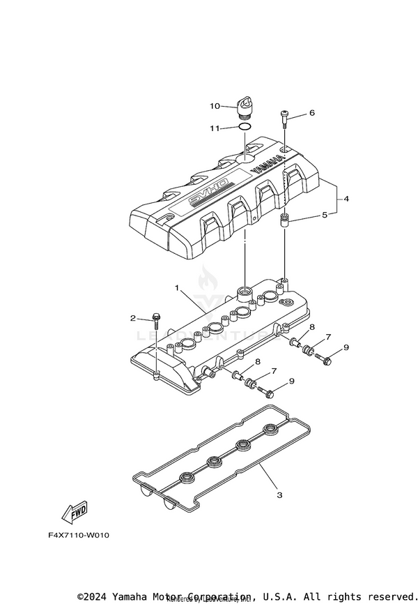 Yamaha parts diagram for 6BH-11193-00-00 - Ref #3