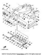 Yamaha parts diagram for 93315-22046-00 - Ref #22
