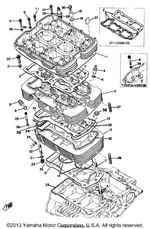 Yamaha parts diagram for 371-11197-00-00 - Ref #30