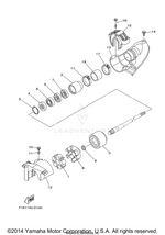 Yamaha parts diagram for F1K-U883E-01-00 - Ref #13
