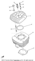 Yamaha parts diagram for 214-11351-09-00 - Ref #4