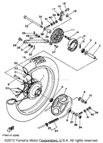 Yamaha parts diagram for 90109-08319-00 - Ref #8
