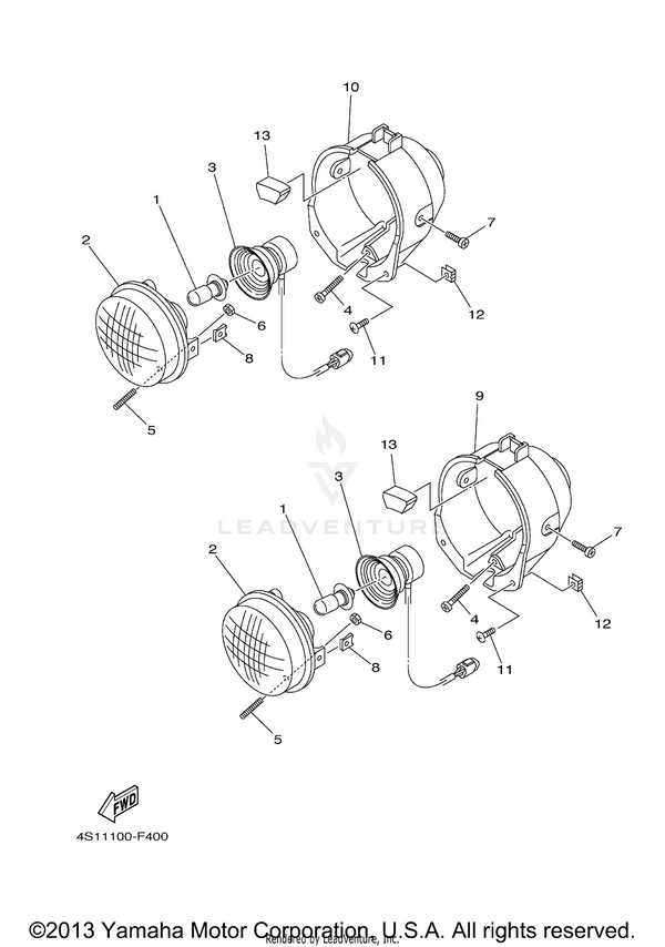 Yamaha parts diagram for 90183-05042-00 - Ref #12