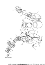 Yamaha parts diagram for B16-E4424-00-00 - Ref #12