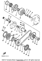Yamaha parts diagram for 90387-166L7-00 - Ref #26