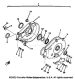 Yamaha parts diagram for 93306-00802-00 - Ref #12