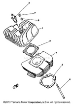 Yamaha parts diagram for 367-11351-01-00 - Ref #5