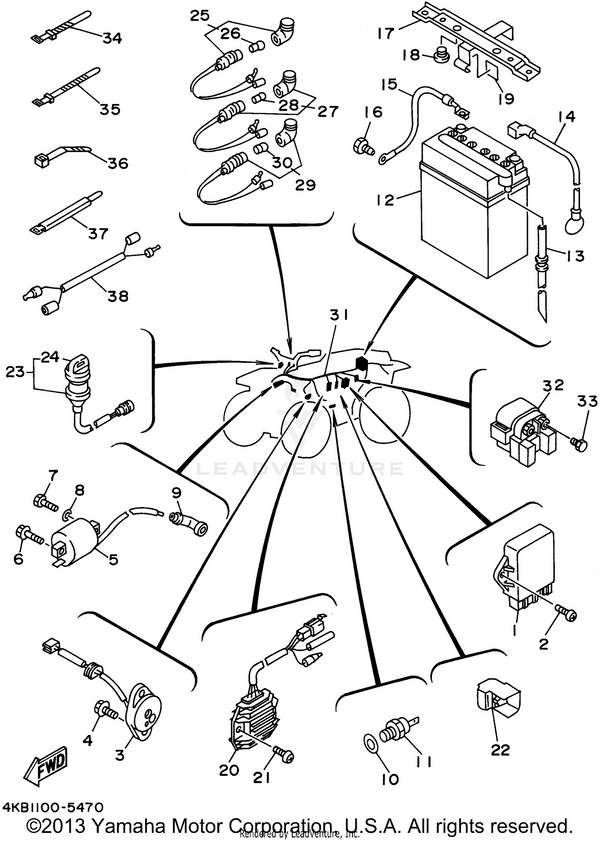 Yamaha parts diagram for 4BH-81940-02-00 - Ref #32