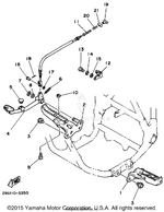 Yamaha parts diagram for 29U-26351-01-00 - Ref #11