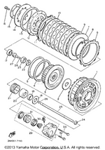 Yamaha parts diagram for 36Y-16351-00-00 - Ref #12