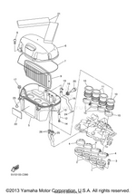 Yamaha parts diagram for 90445-11795-00 - Ref #12