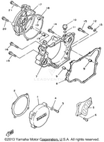 Yamaha parts diagram for 1LX-15462-10-00 - Ref #8