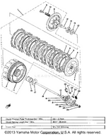 Yamaha parts diagram for 328-16357-00-00 - Ref #18
