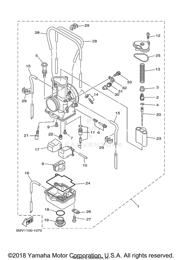 Yamaha parts diagram for 4PE-14261-01-00 - Ref #2