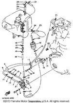 Yamaha parts diagram for 6R8-21733-00-00 - Ref #12