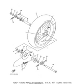 Yamaha parts diagram for 93210-69434-00 - Ref #12
