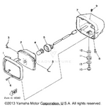 Yamaha parts diagram for 90201-06747-00 - Ref #13