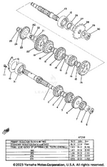 Yamaha parts diagram for 265-17151-00-00 - Ref #6