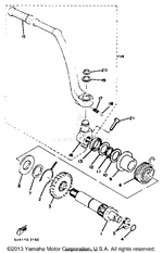 Yamaha parts diagram for 256-15660-02-00 - Ref #1