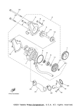 Yamaha parts diagram for 93603-16219-00 - Ref #14