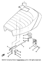 Yamaha parts diagram for 91701-05105-00 - Ref #7