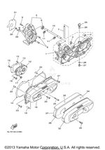 Yamaha parts diagram for 5BM-15451-00-00 - Ref #14