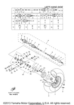 Yamaha parts diagram for 93106-38801-00 - Ref #22