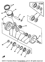 Yamaha parts diagram for 2X3-11631-01-97