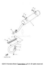 Yamaha parts diagram for 4XE-E4767-10-00 - Ref #3