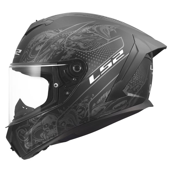 Rapid III Crypt Full Face Motorcycle Helmet Matte Black