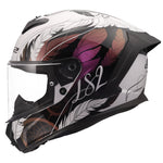 Rapid III Dreamcatcher Full Face Motorcycle Helmet Chameleon White