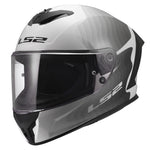 Rapid III Flow Full Face Motorcycle Helmet Gloss White Gray Black