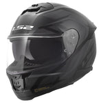 Stream II Fury Full Face Motorcycle Helmet W/  SunShield Gloss Black Gray