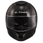 Stream II Solid Full Face Motorcycle Helmet W/ SunShield Gloss Black