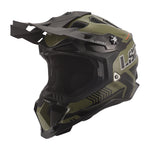 Subverter Evo Battalion Motocross Motorcycle Helmet Gloss Green Black