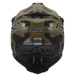 Subverter Evo Battalion Motocross Motorcycle Helmet Gloss Green Black