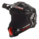 Subverter Evo Trooper Motocross Motorcycle Helmet Gloss Black White
