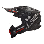 Subverter Evo Trooper Motocross Motorcycle Helmet Gloss Black White