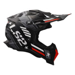 Subverter Evo Trooper Motocross Motorcycle Helmet Gloss Black White