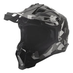 Subverter Evo Vector Motocross Motorcycle Helmet Gloss Black Gray White