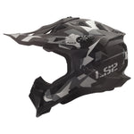 Subverter Evo Vector Motocross Motorcycle Helmet Gloss Black Gray White