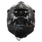 Subverter Evo Vector Motocross Motorcycle Helmet Gloss Black Gray White