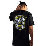 Black & Yellow Ski Short Sleeve T-Shirt