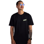 Black & Yellow Ski Short Sleeve T-Shirt