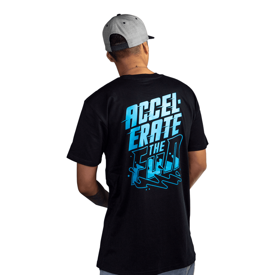 Black/Blue Accelerate Short Sleeve T-Shirt