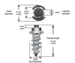 11MM SHOULDER SCREW STUDS QTY 24 | SS-1124
