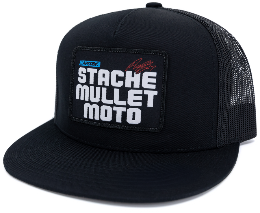 STACHE MULLET MOTO 2FIFTY HAT BLACK | HAT-STACHE-2FIFTY