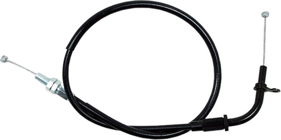 BLACK VINYL THROTTLE PULL CABLE | 04-0218